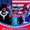 4th Fourth of July Kids Glow Sticks Toys Gifts 6 PCS,Red White Blue Party Favors Supplies,Light Up Bracelets Necklaces Accessories for Toddlers,Patriotic Goodie Treats Decor for Independence Day
